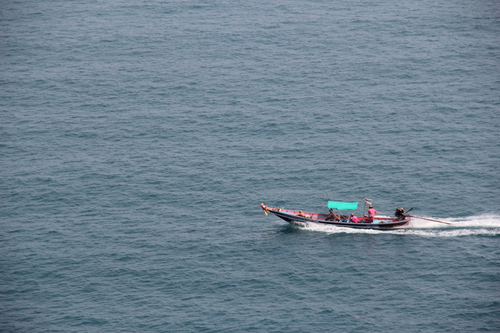 Longboat Motorboot auf Thailand